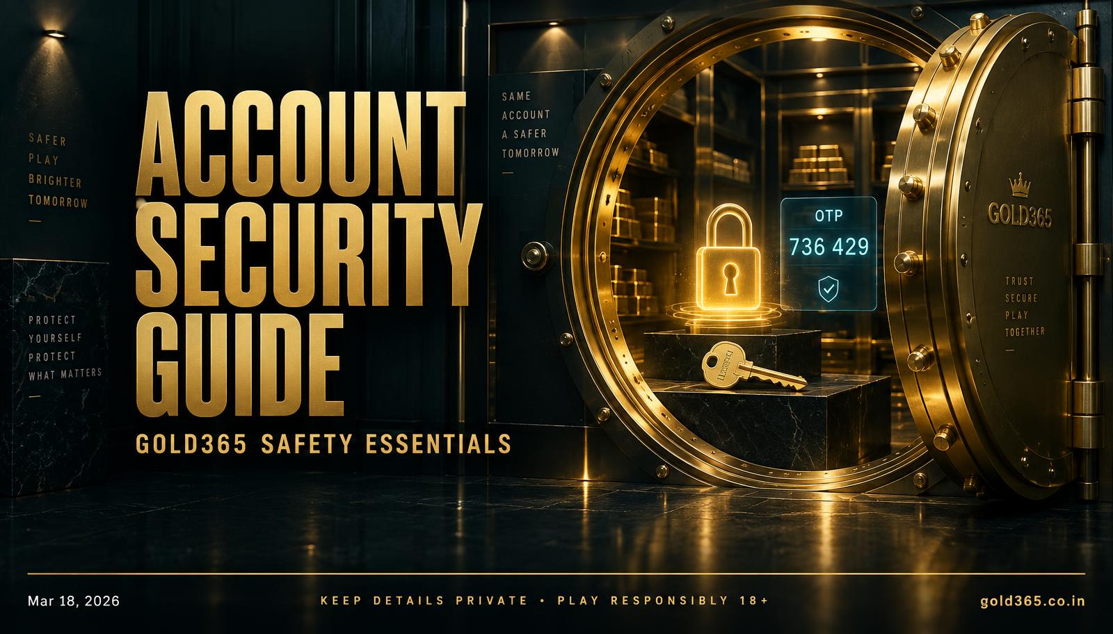 Banner for Gold365 Account Security Guide