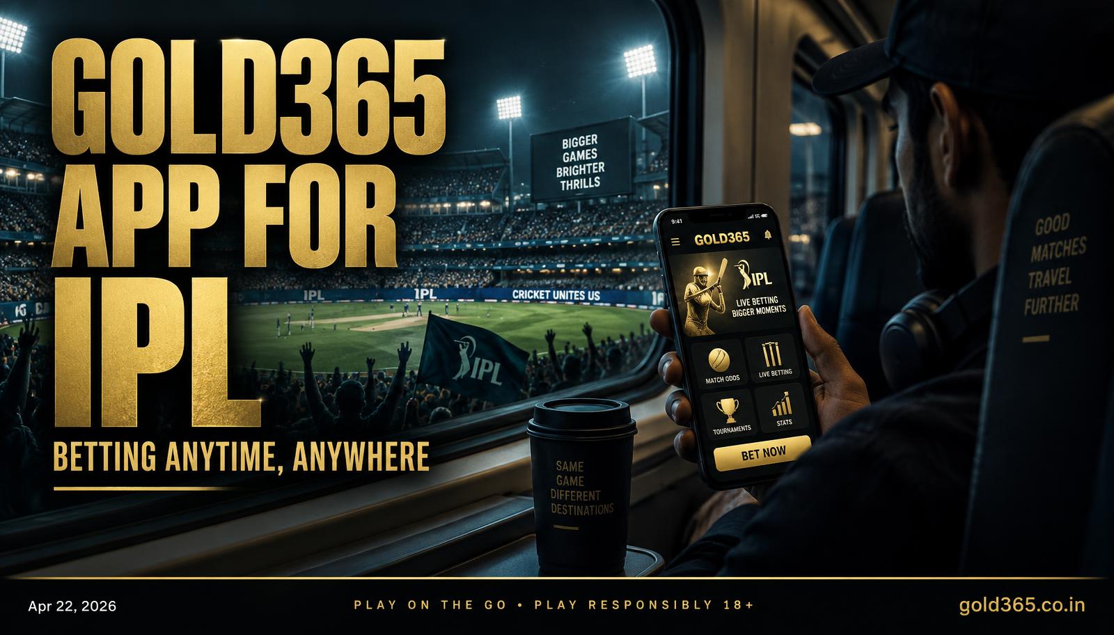 Banner for Gold365 App for IPL: Betting Without Being Tied to a Desk