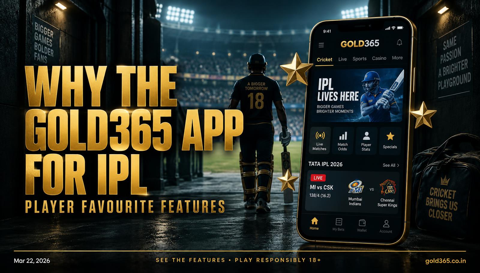 Banner for Why Players Use the Gold365 App for IPL