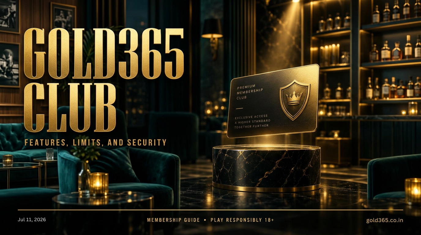Banner for Gold365 Club: Features, Limits, and Security