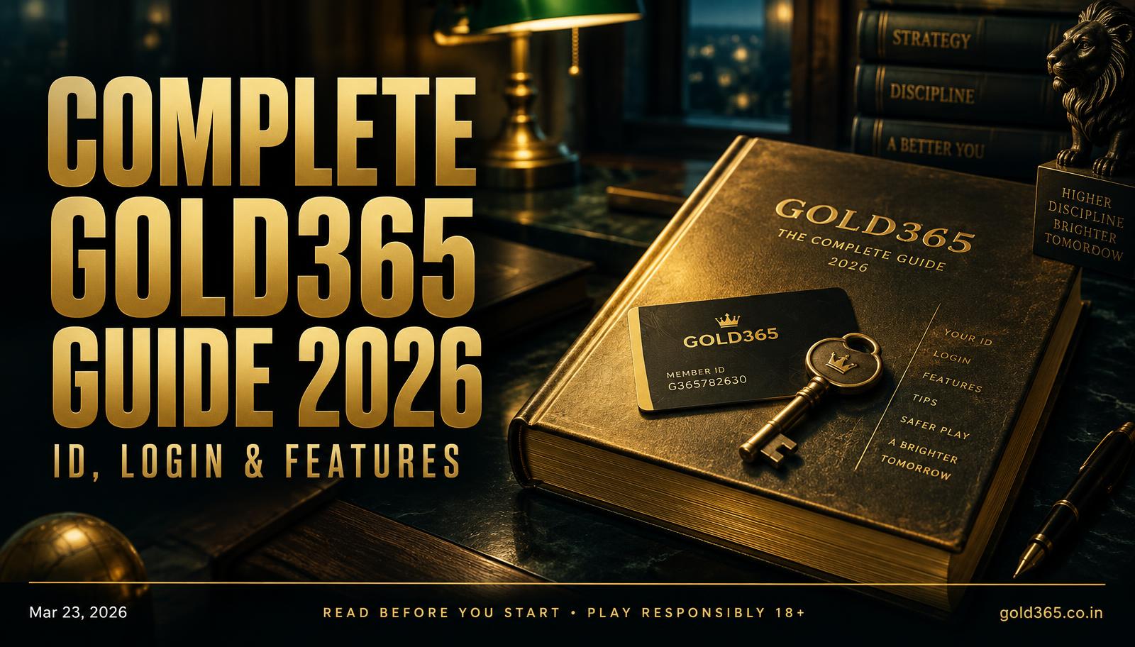 Banner for The Complete Gold365 Guide for 2026: ID, Login, and Features