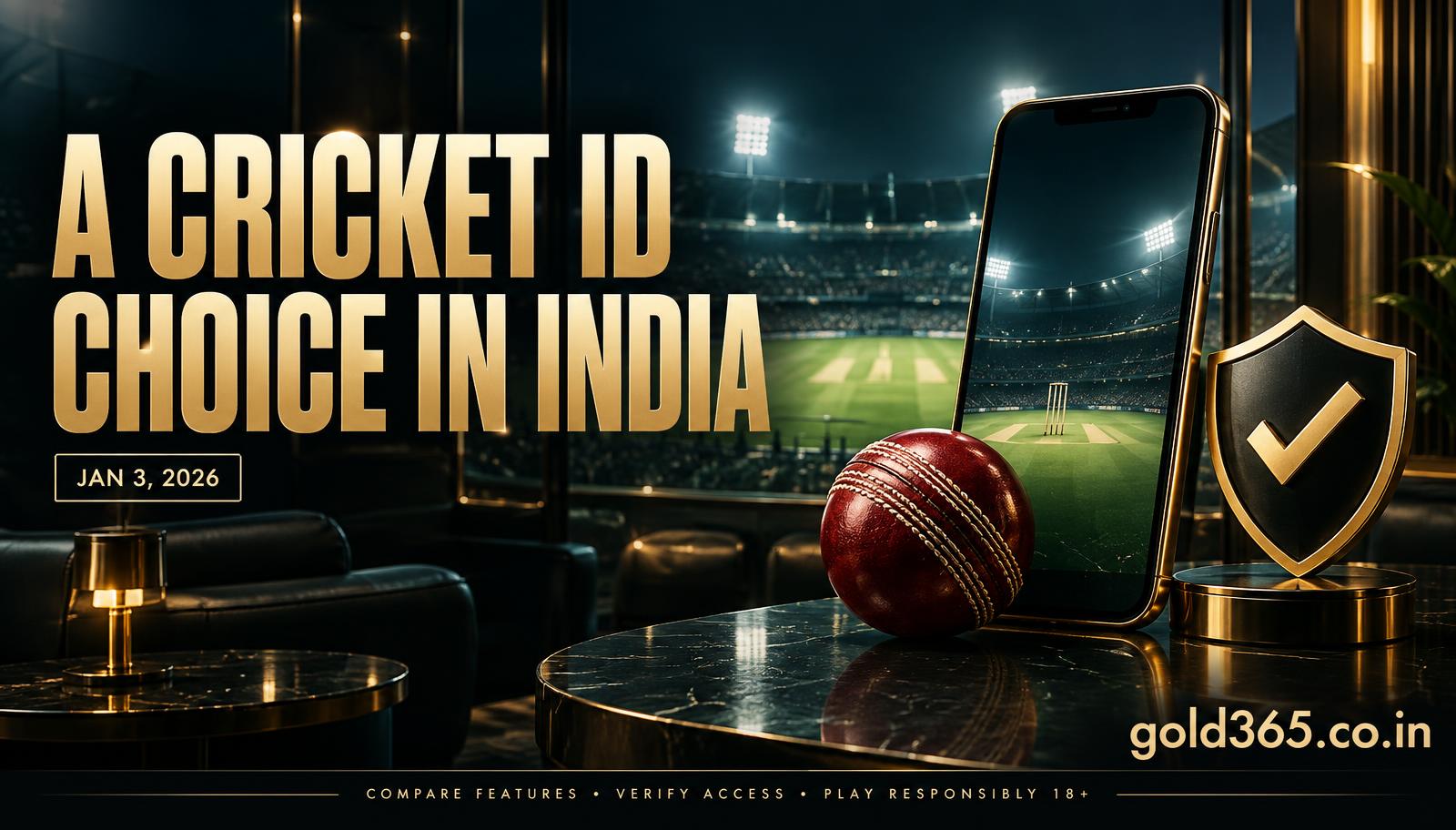 Banner for Why Gold365 is a top cricket ID choice in India