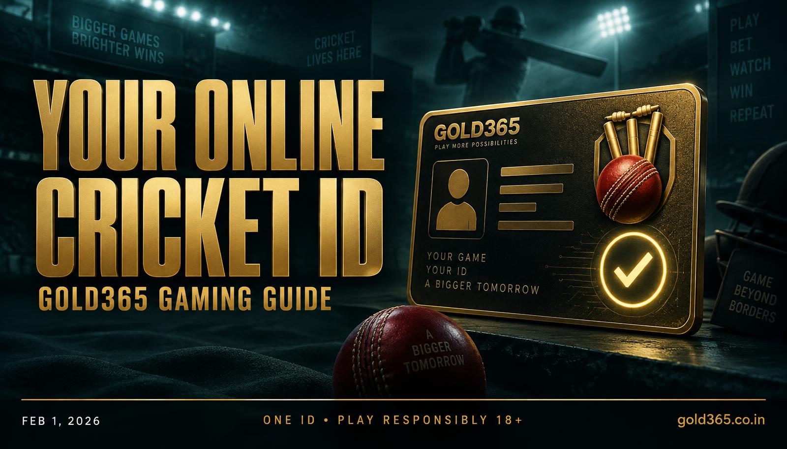 Banner for Gold365 as Your Online Cricket ID