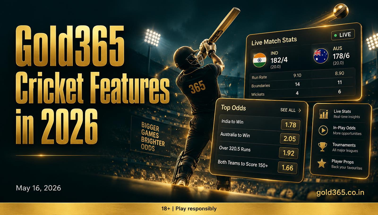 Banner for Gold365 Cricket Features in 2026
