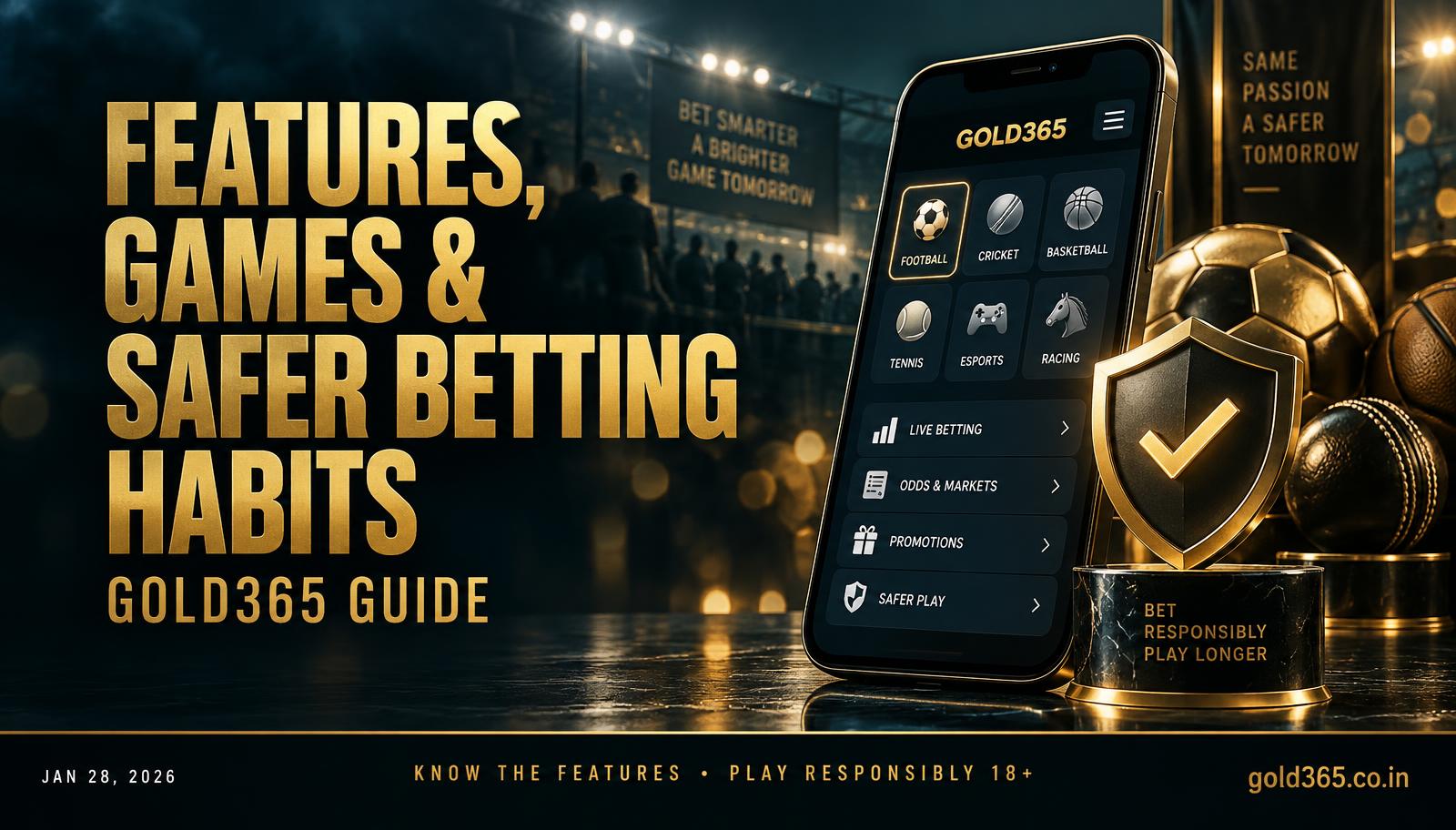 Banner for Gold365 Features, Games, and Safer Betting Habits
