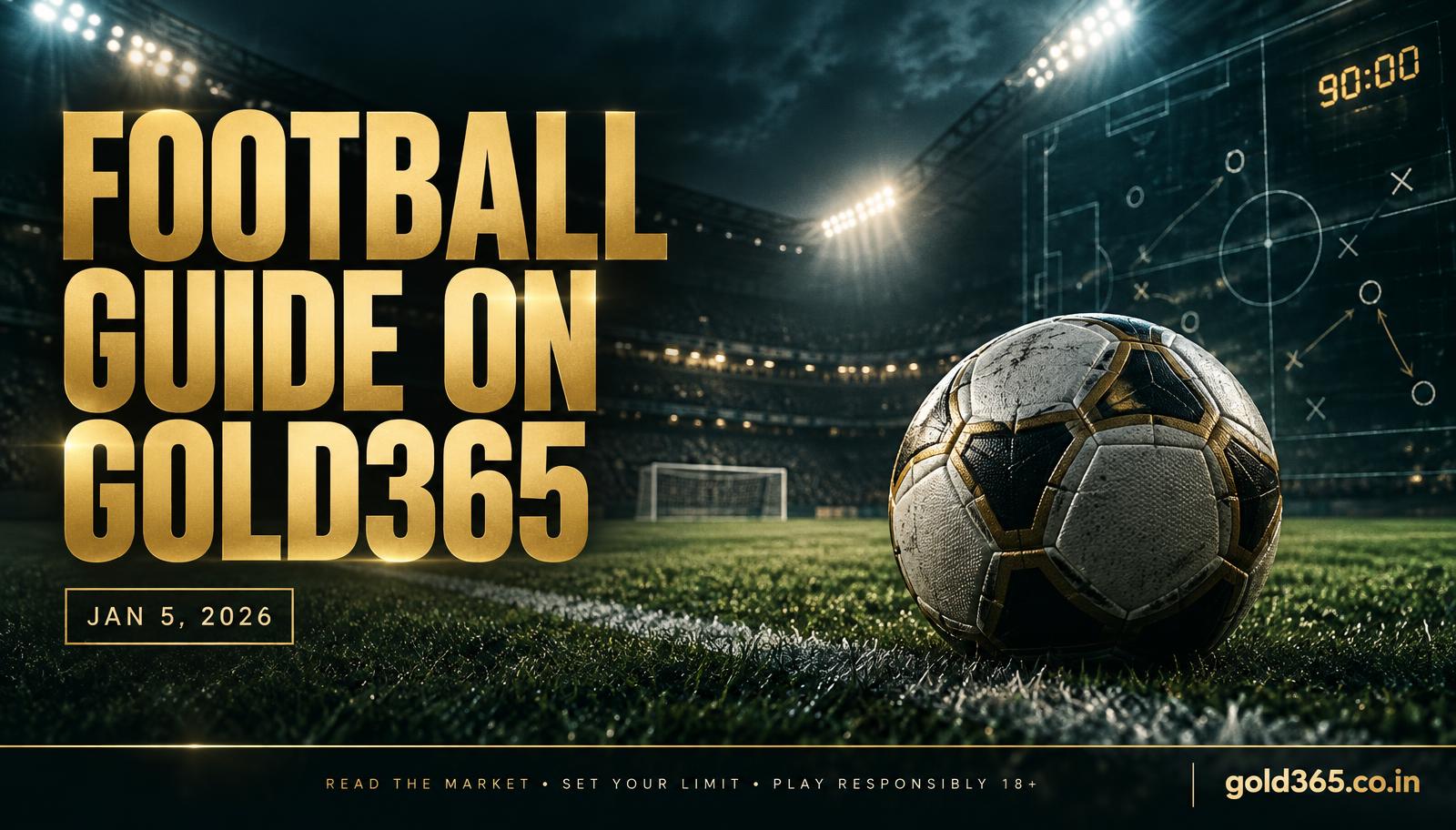 Banner for Football betting guide on Gold365