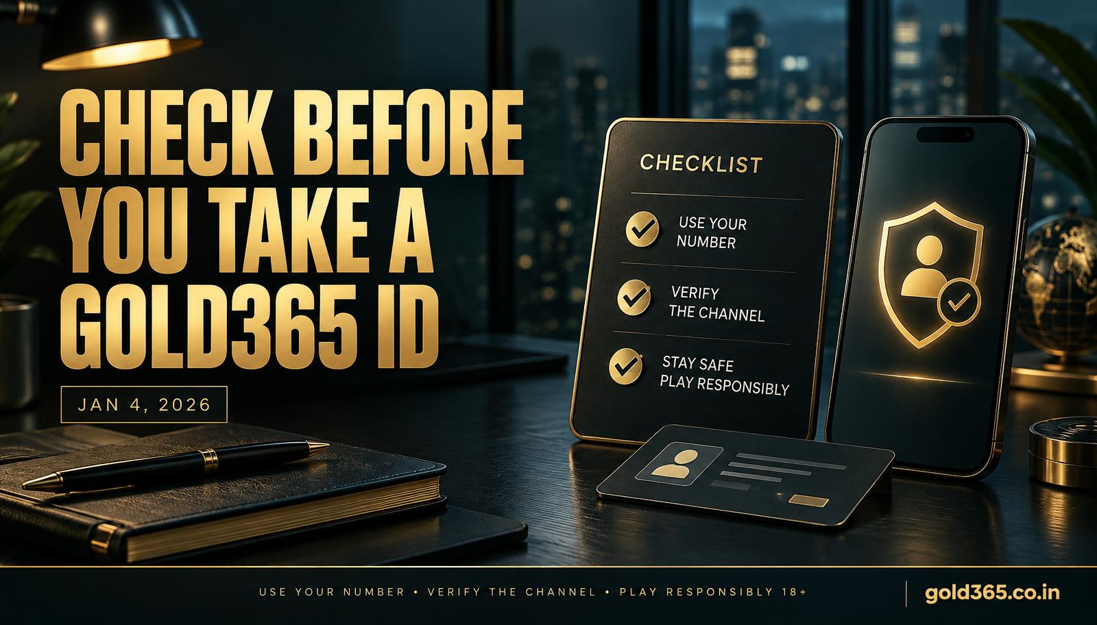 Banner for What to check before you take a Gold365 ID