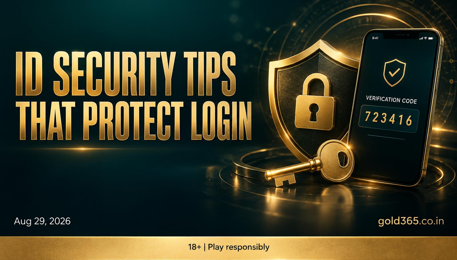 Banner for Gold365 ID Security Tips That Protect the Login
