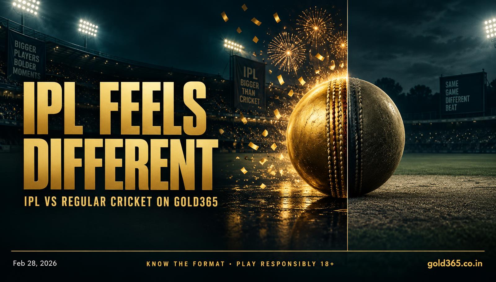Banner for How IPL betting differs from other cricket on Gold365