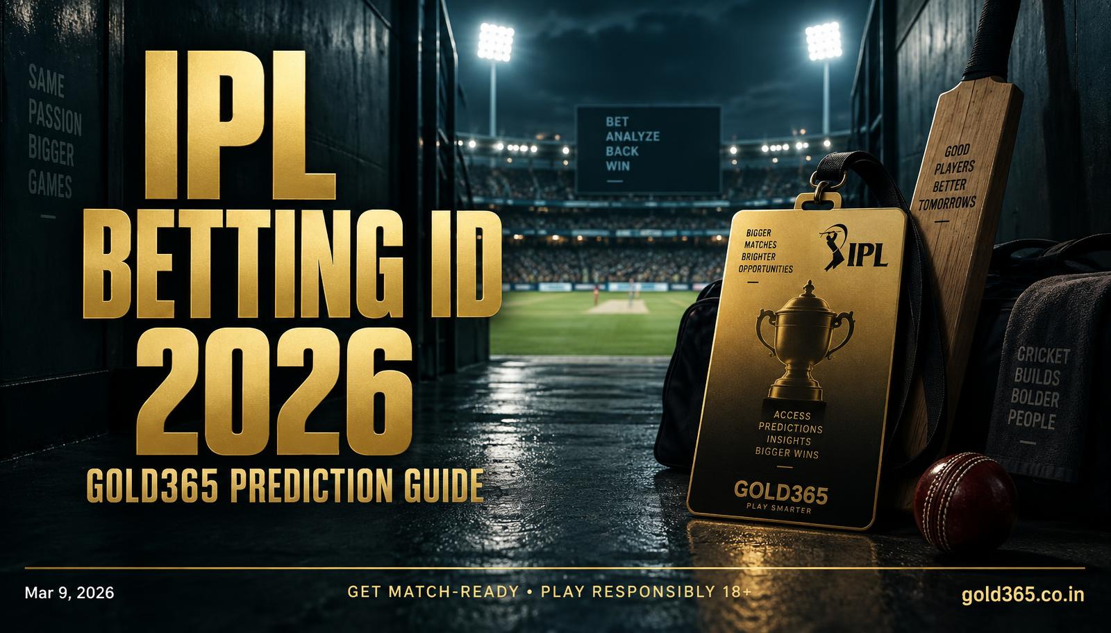 Banner for Your Gold365 IPL betting ID in 2026