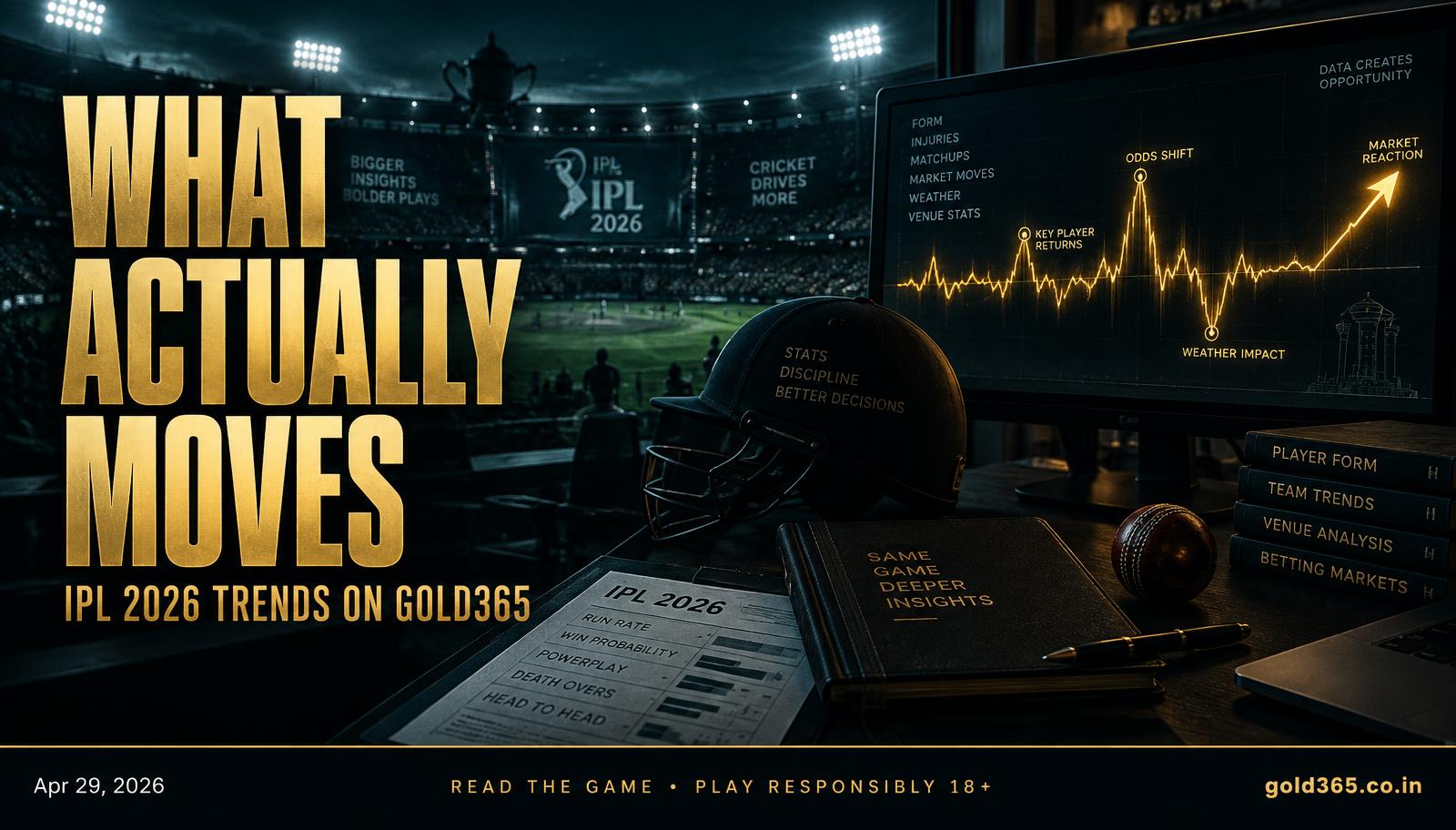Banner for IPL 2026 Trends on Gold365: What Actually Moves