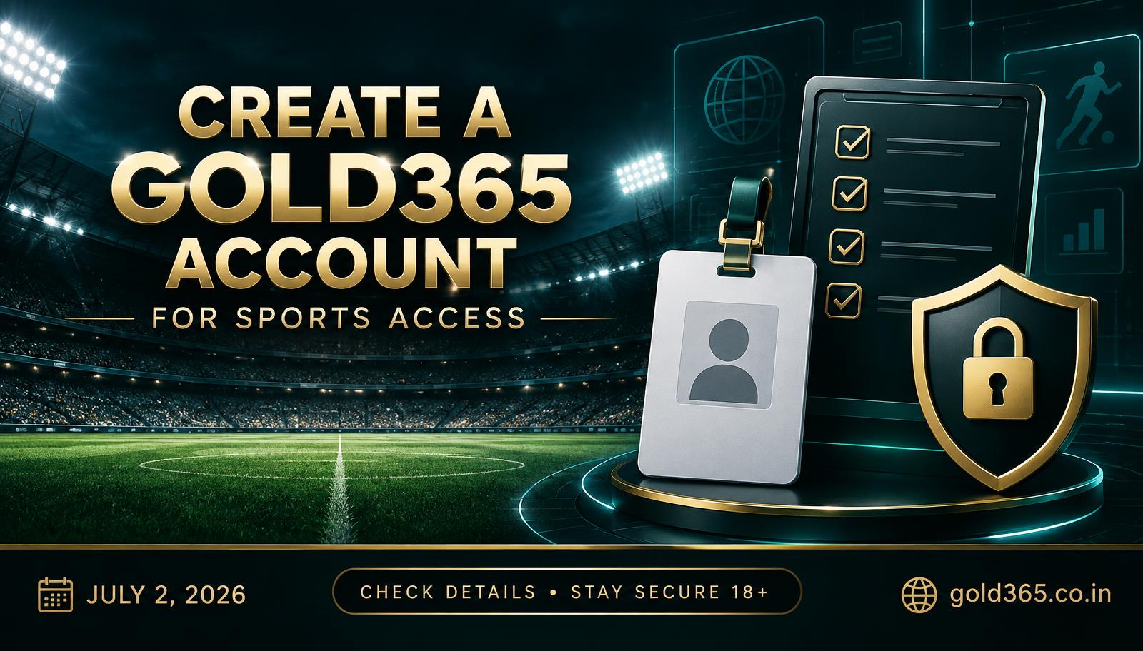 Banner for Create a Gold365 Account for Sports Betting