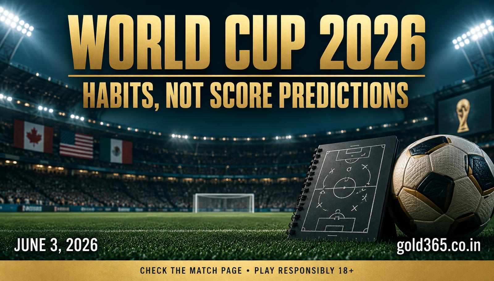 Banner for World Cup 2026 on Gold365: Habits, Not Score Predictions
