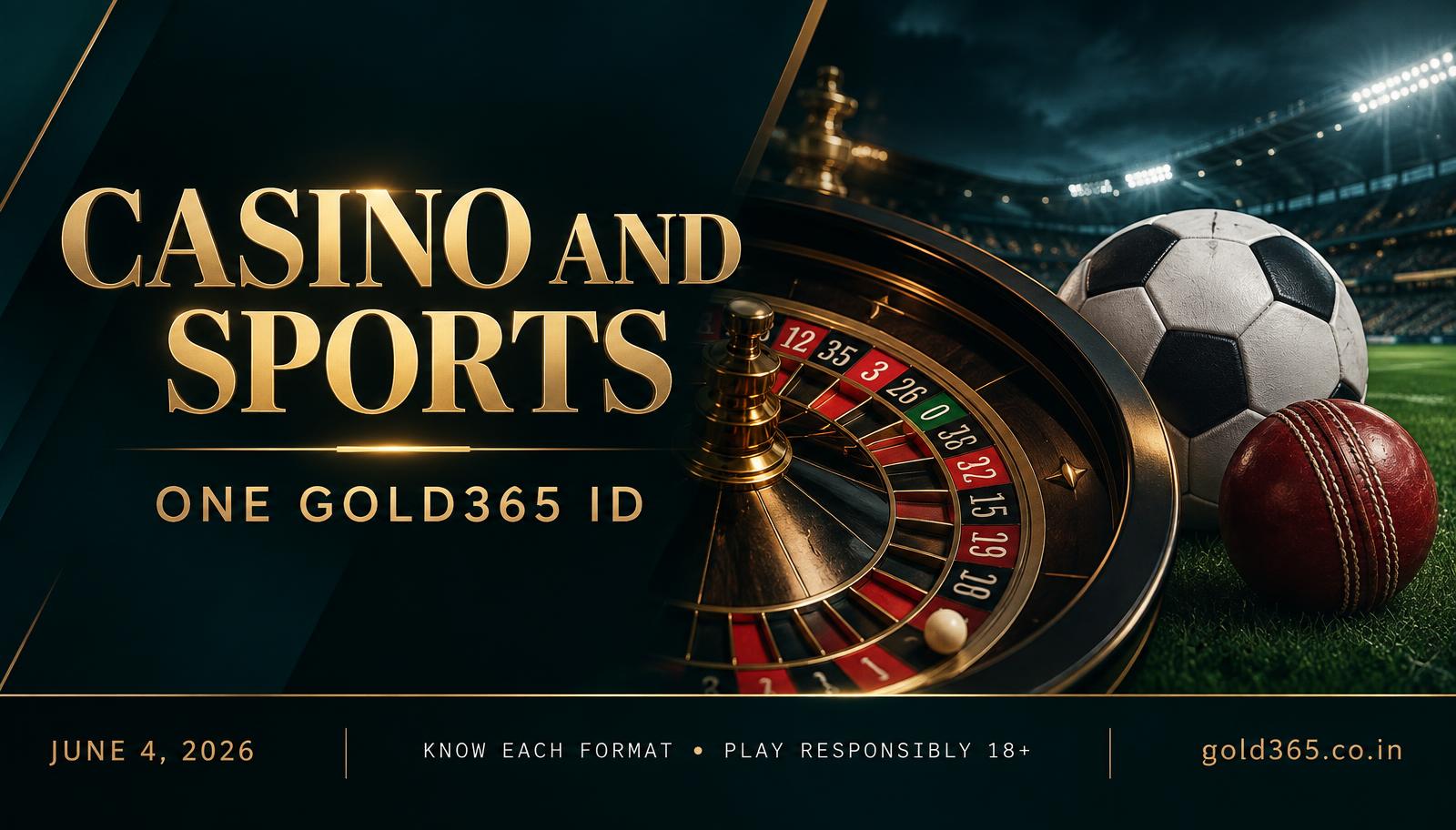 Banner for Gold365: Casino and Sports on One ID