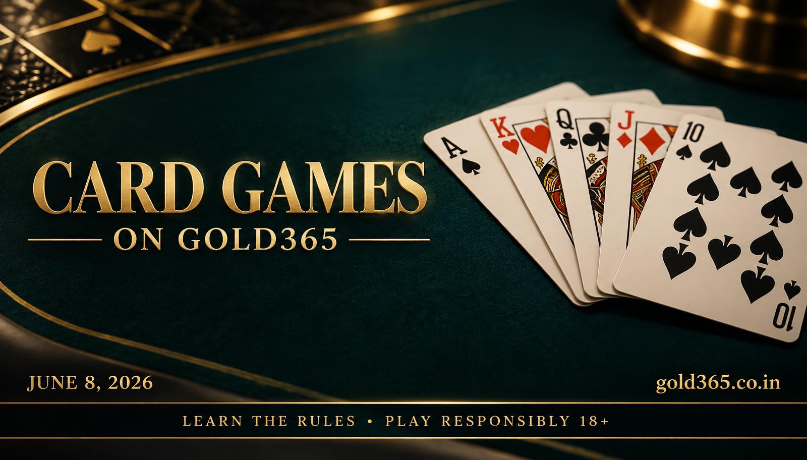 Banner for Card Games on Gold365