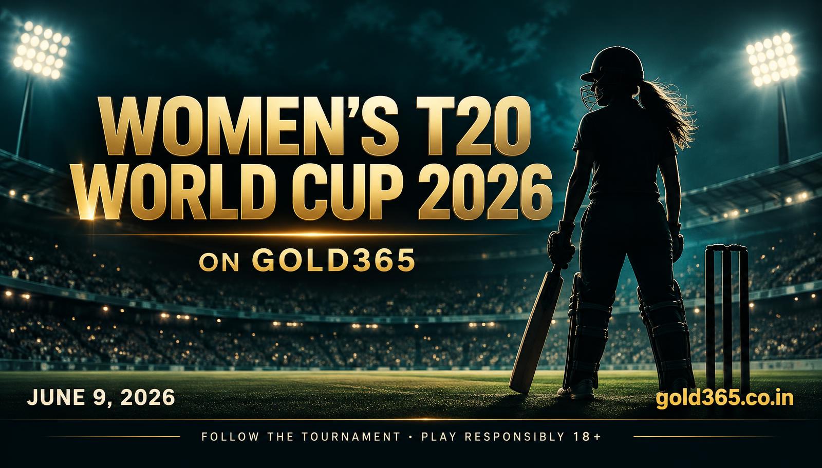Banner for Women's T20 World Cup 2026 on Gold365