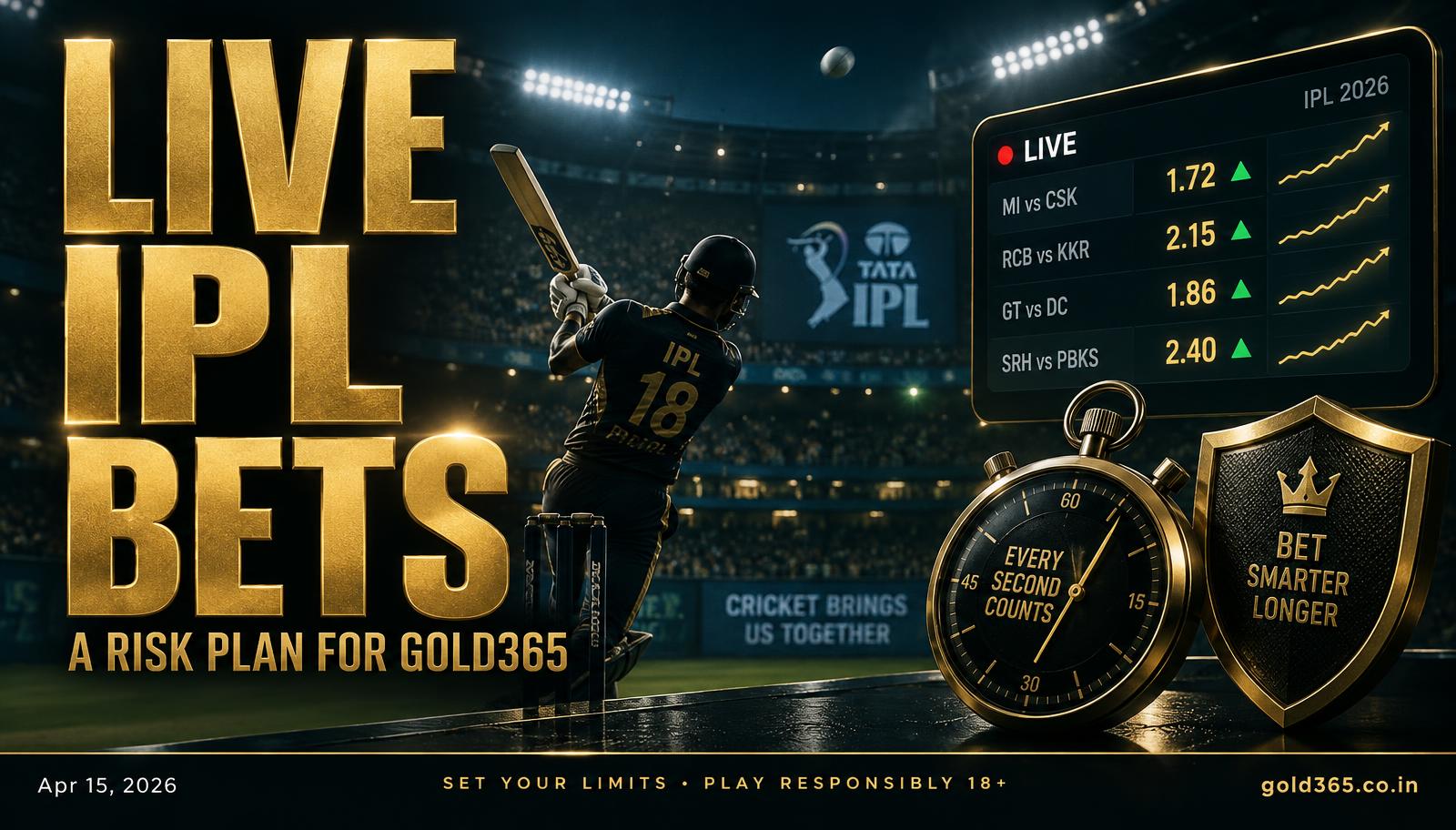 Banner for Live IPL 2026 Bets on Gold365: A Risk Plan