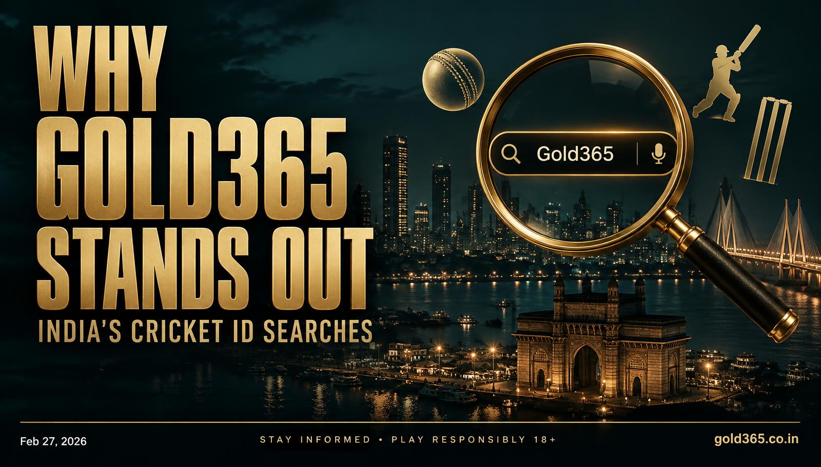 Banner for Why Gold365 shows up in Indian cricket ID searches