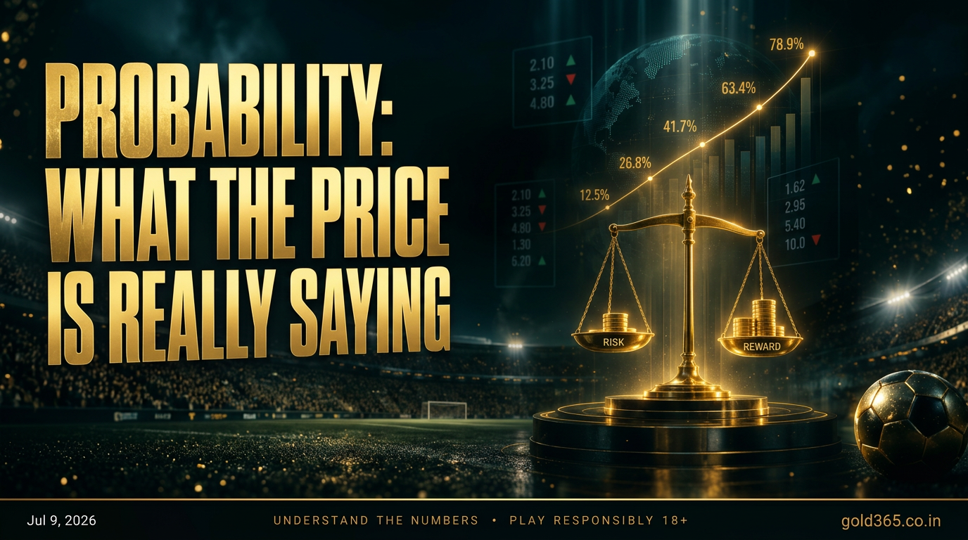 Banner for Probability on Gold365: What the Price Is Really Saying
