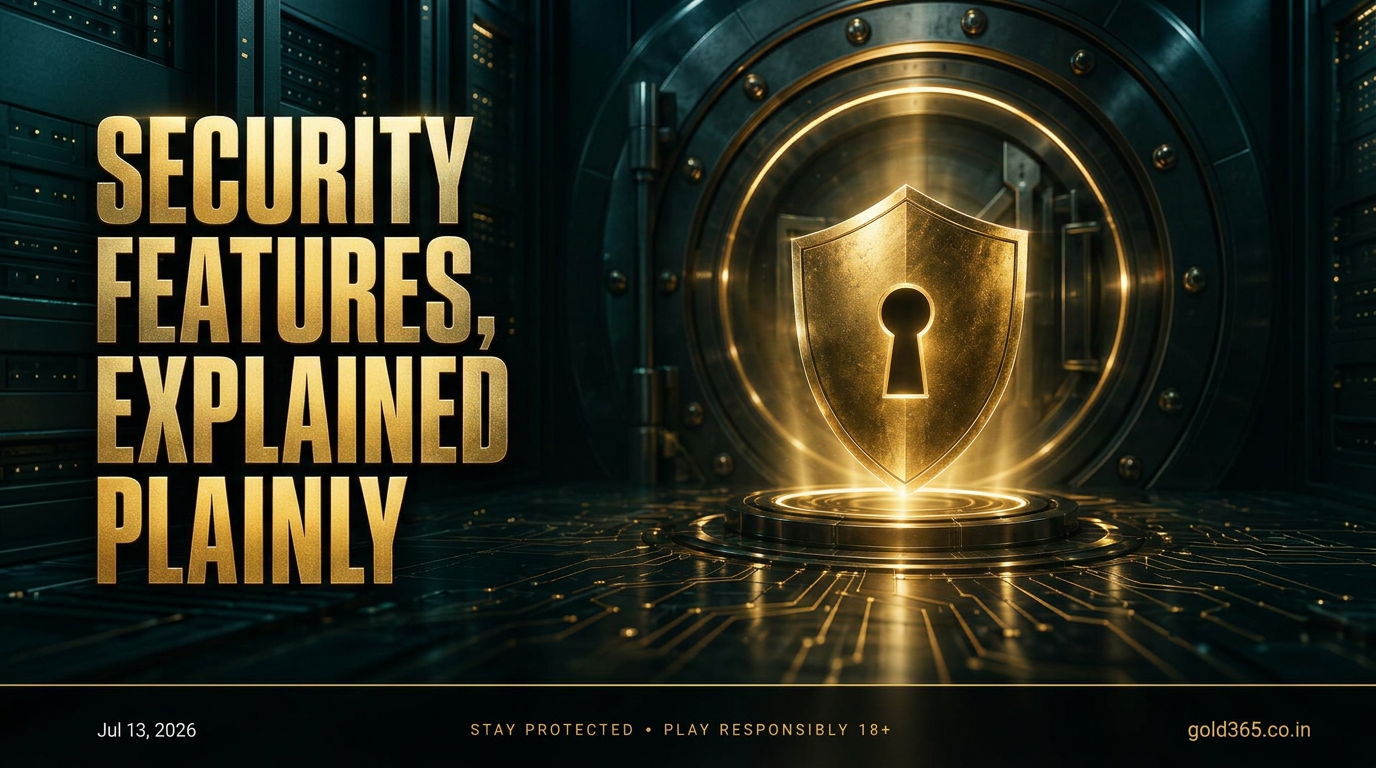 Banner for Gold365 Security Features, Explained Plainly