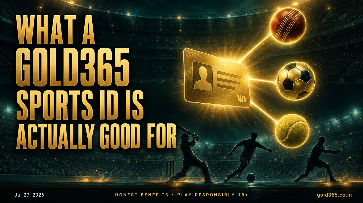 Banner for What a Gold365 Sports ID Is Actually Good For
