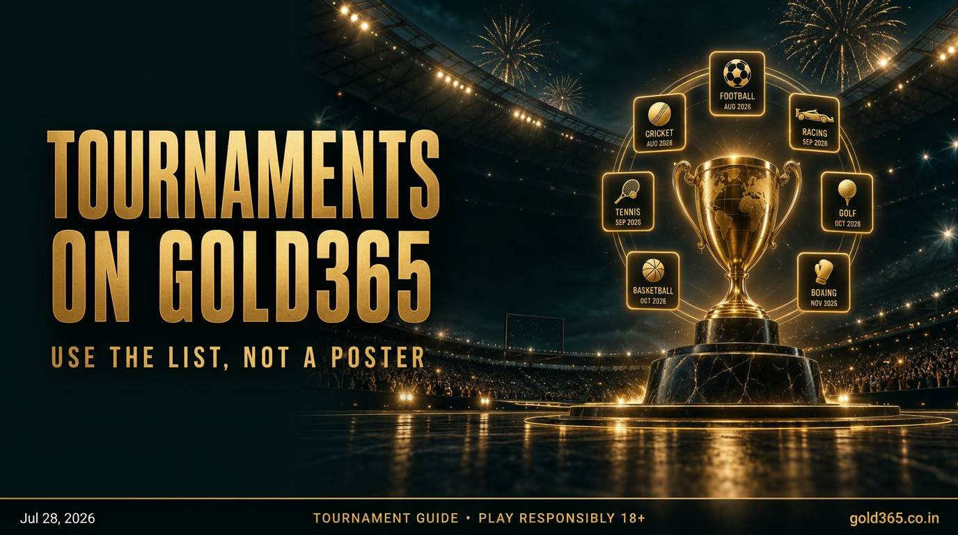 Banner for Tournaments on Gold365: Use the List, Not a Poster